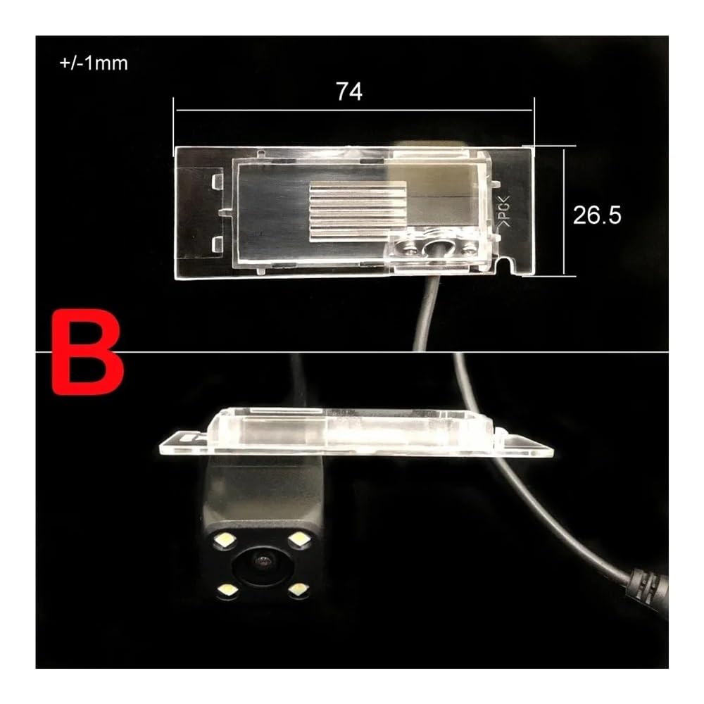 Caméra Recul Voiture Caméra de recul pour véhicule 170 1280x720P HD AHD pour Twingo 2 3 pour Euro pour Clio 4 III IV pour Kangoo II pour Express Voiture Caméra Recul