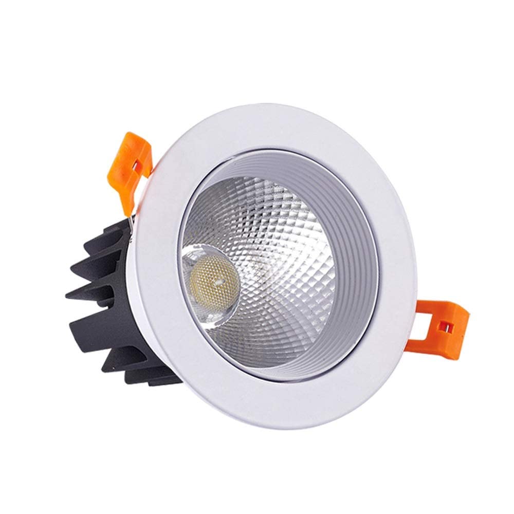 Downlight led encastré réglable 7W luminaire de plafond rond lampe photo salle