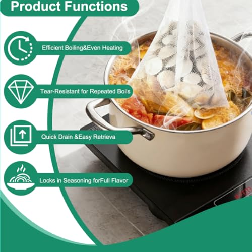 EUGFI 19x30 Inch Reusable Boil Bags