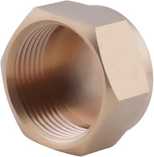 Miniatura 8 de Othmro 2 unids 38 de oro de tubería de montaje de válvula de latón hexagonal rosca hembra conector de manguera de rosca fina para tuberías de agua