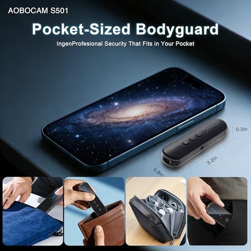 AOBOCAM Upgraded Hidden Camera Detector, AI-Powered Anti-Spy Device — view 5