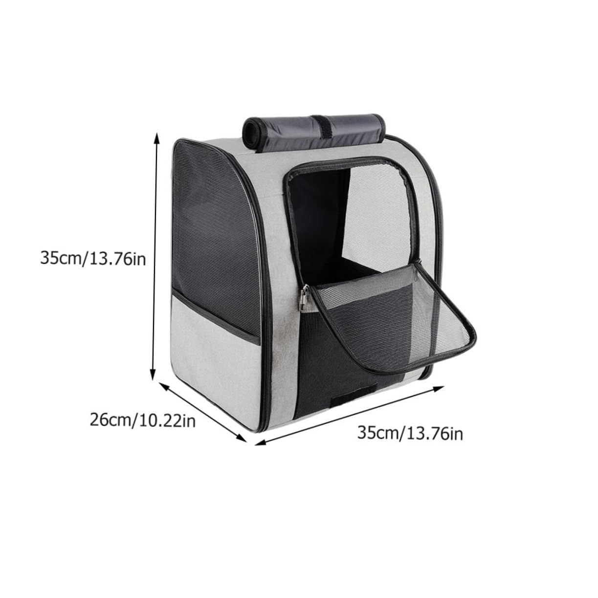 HEMOTON Capacity Cat Travel Backpack Breathable Pet Carrier Bag for Outdoor Use Comfortable Shoulders Bag for Cats Portable Design with Material for