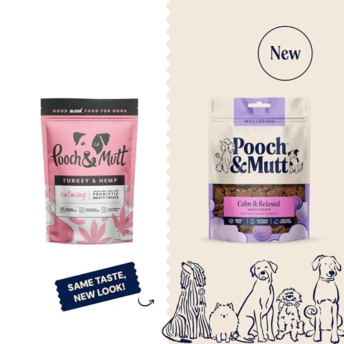 Pooch & Mutt - Soothing Meat Treats for Dogs (Grain Free), Turkey & Hemp, 7 x 120 g - Image 3
