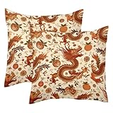 Photo Gallery auspicious dragons fruits - 2 federe per cuscino in morbido velluto, design moderno decorativo su entrambi i lati, 50 x 50 cm (inserti non inclusi) Photo Gallery auspicious dragons fruits - 2 federe per cuscino in morbido velluto, design moderno decorativo su entrambi i lati, 50 x 50 cm (inserti non inclusi)
