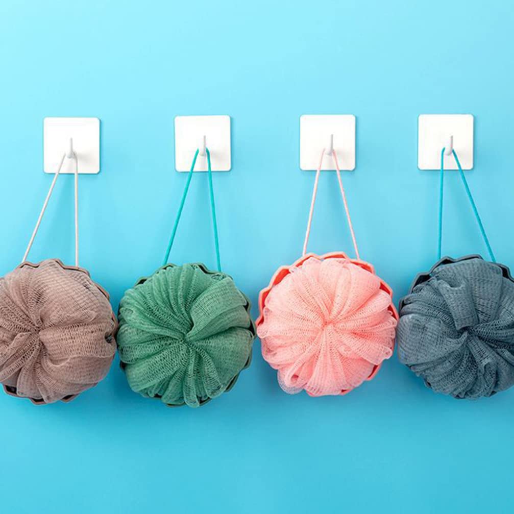 4 szt. Kąpiel pod prysznic Loofah pufa gąbka z siatki pufa piłka pod prysznic miękka kulka do szorowania ciała złuszczająca gąbka do kąpieli ręcznik do mycia ciała dla kobiet mężczyzn dziec