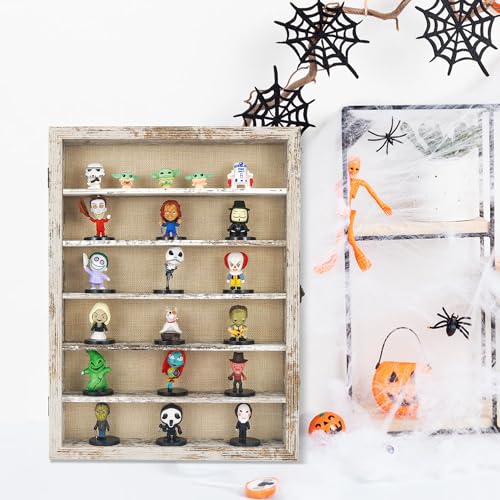 Image of FramePro Shadow Box Frame Display Case 12x16 with Removable Shelves, Deep Memory Box Trinket Knick Knack Shelf Cabinet for Collector, Keepsake Coins Military Medals Wedding Flowers White