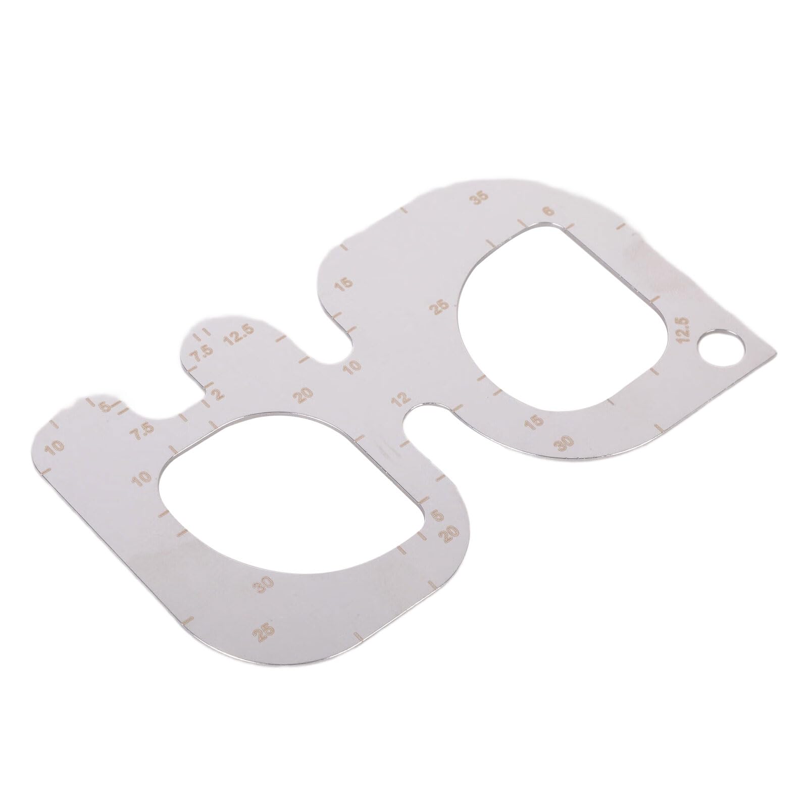 Hdoytxxm Stainless Steel Circles Gauges Leather Cutting Tool Corner Cutter For Accurate Measurement In Leatherwork Rounded Corner Template For Sewing