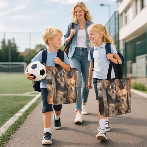 Bolsas de mano con asas suaves que alivian la carga escolar de los niños 6