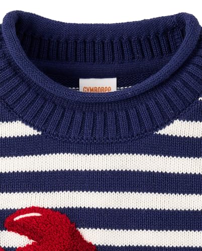 Image of Gymboree Boys' and Toddler Embroidered Pullover Sweater