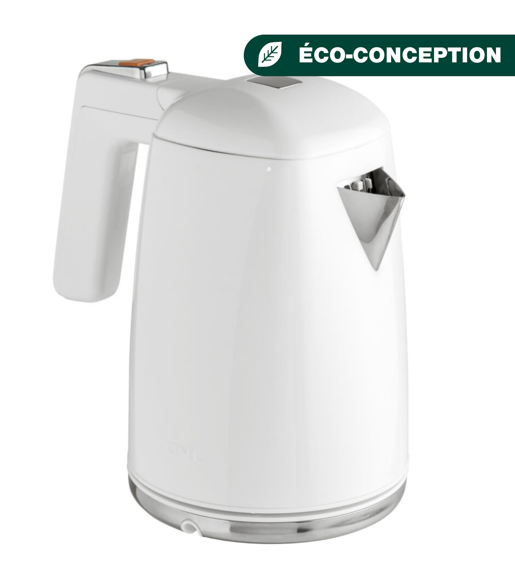 JVD - Bouilloire Diva 1L blanche double paroi et poignée SwitchSafe© - Matériel professionnel pour les hôtels