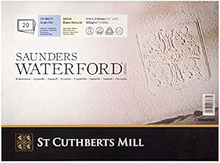 St Cuthberts Mill Saunders Waterford White Paper Not (CP) Block 310 x 230 mm