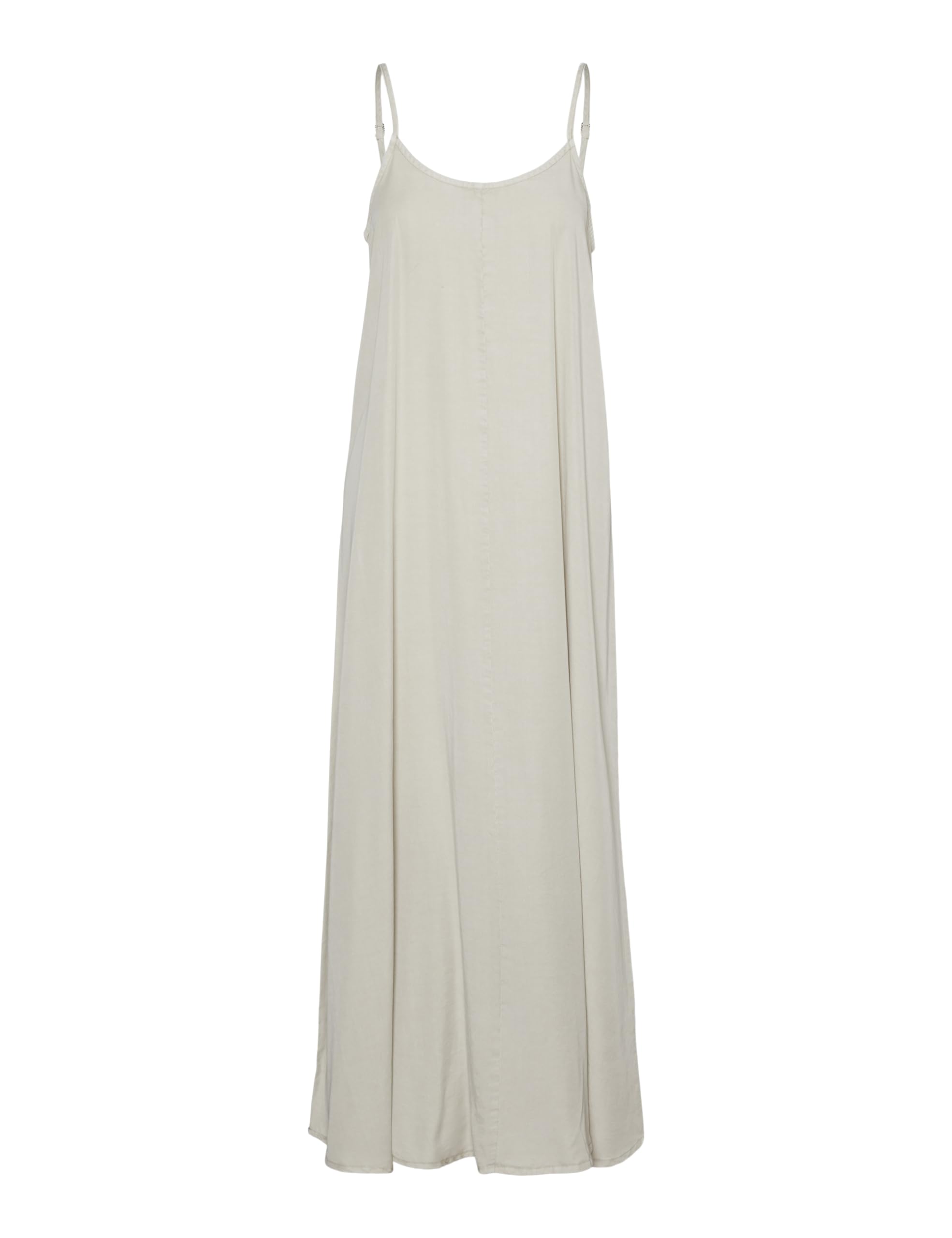 VERO MODA VMHARPER SL Strap Maxi Dress GA, Silver Lining, S