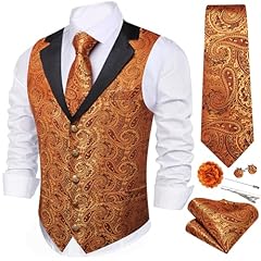 Orange Paisley