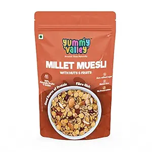 Millet Muesli Mix With Nuts & Fruits | Healthy & All Natural Muesli Mix