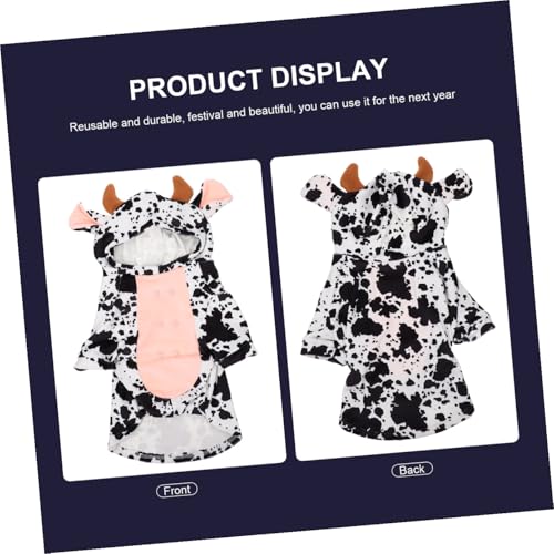Disfraz para Perro Modelo Vaca Talla L BESPORTBLE miniatura 4