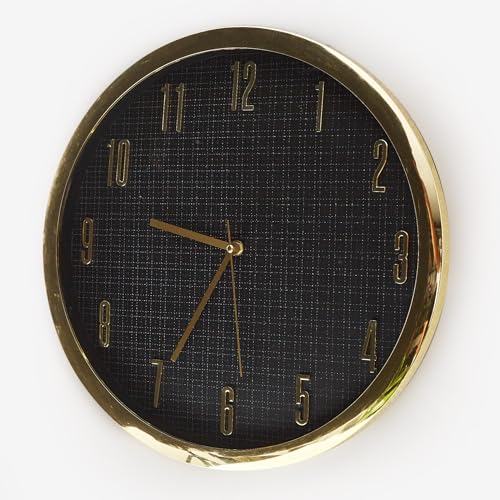 Image of Home Centre AW24-MODERN Wall CLOCK-40 X 40 X 4.8 CM-Black