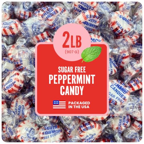 Image of Cambie Sugar Free Peppermint Hard Candy Individually Wrapped - 2 lb