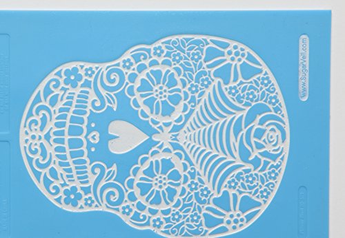 Sugarveil® Flower Skull Mat #TOP1