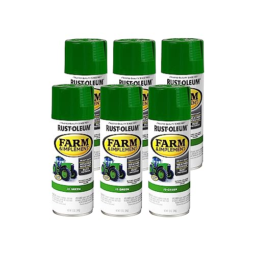 RustOleum Farm Implement Spray Paint Oliver Green, 12, 48 OFF