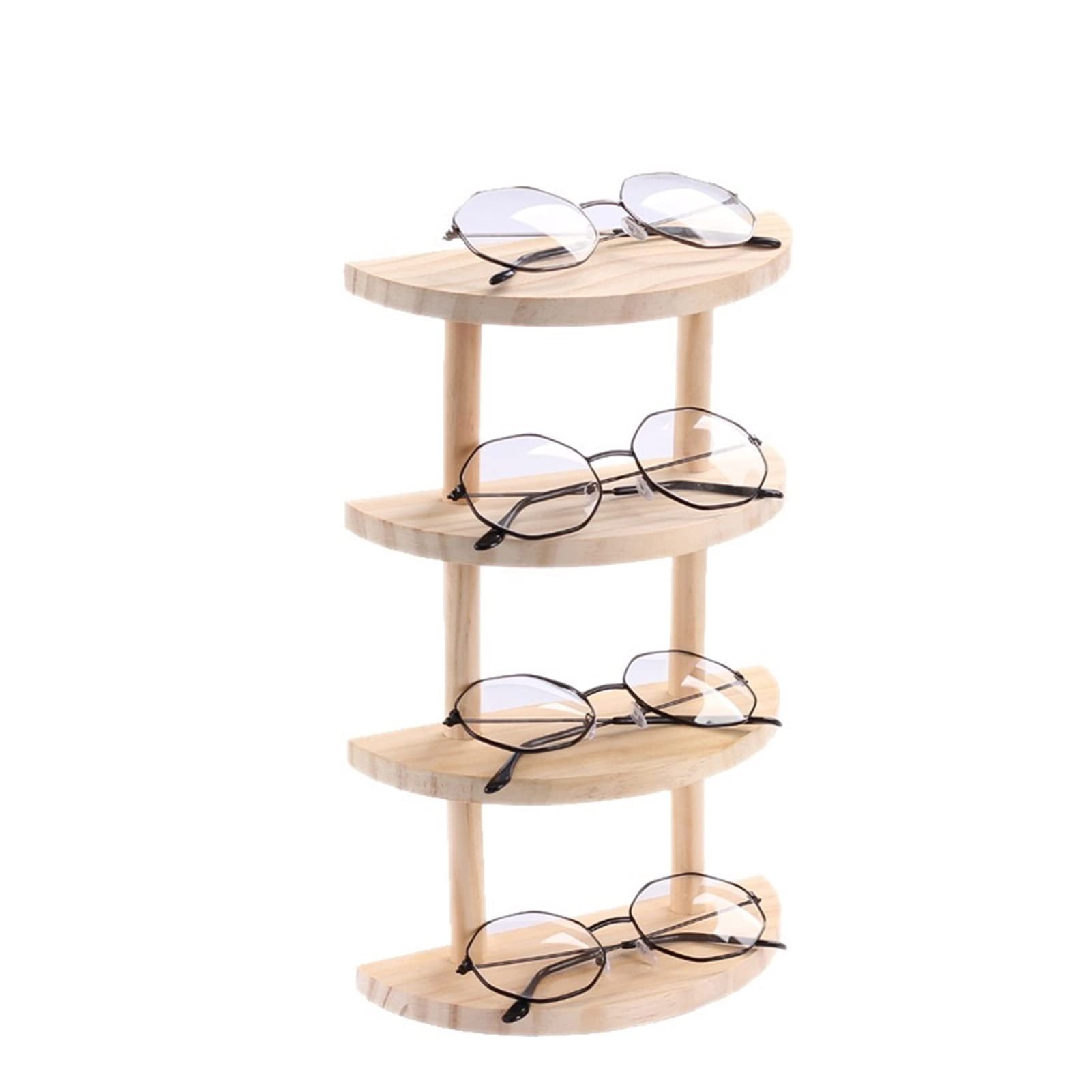 Espositore per Occhiali da Sole Occhiali da Sole Rack Glass in Legno Espositore Supporto for Supporto Stand Organizzatore Occhiali da Sole in Legno Occhiali da Vista Occhiali da Vista per Esposizione