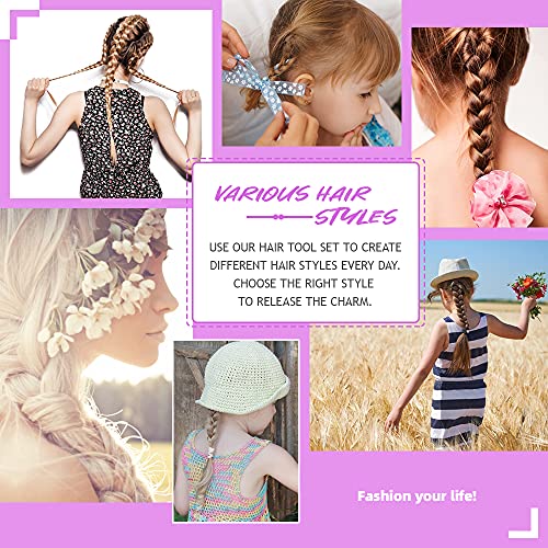 image for TsMADDTs 3Pack Hair Loop Tool Set with 2PCS French Braid Tool Loop 1PC