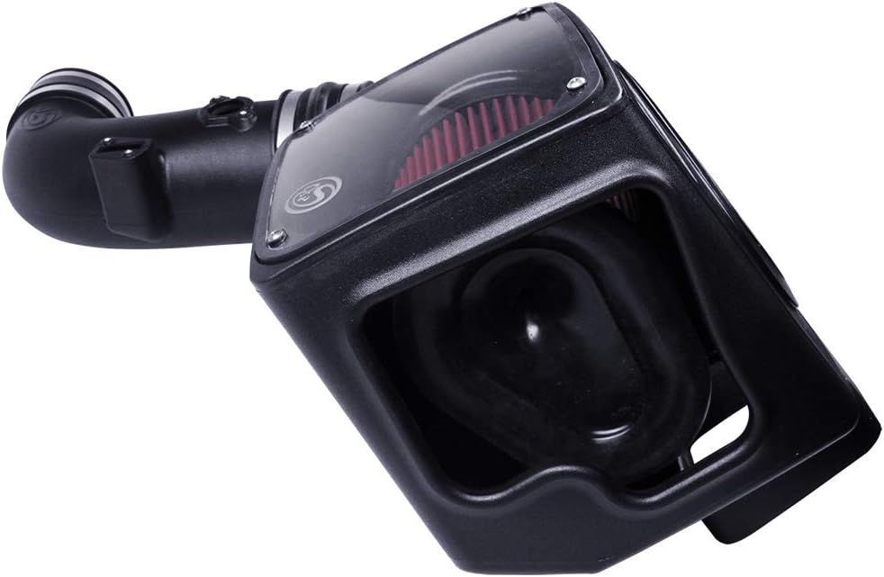 S&B Filters 75-5075-1 Cold Air Intake For 2011-2016 Chevy/GMC Duramax 6.6L (Oiled Cleanable, 8-ply Cotton Filter)
