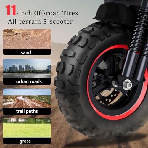 Off-Road Electric Scooter Adults with Seat,1600W/1200W