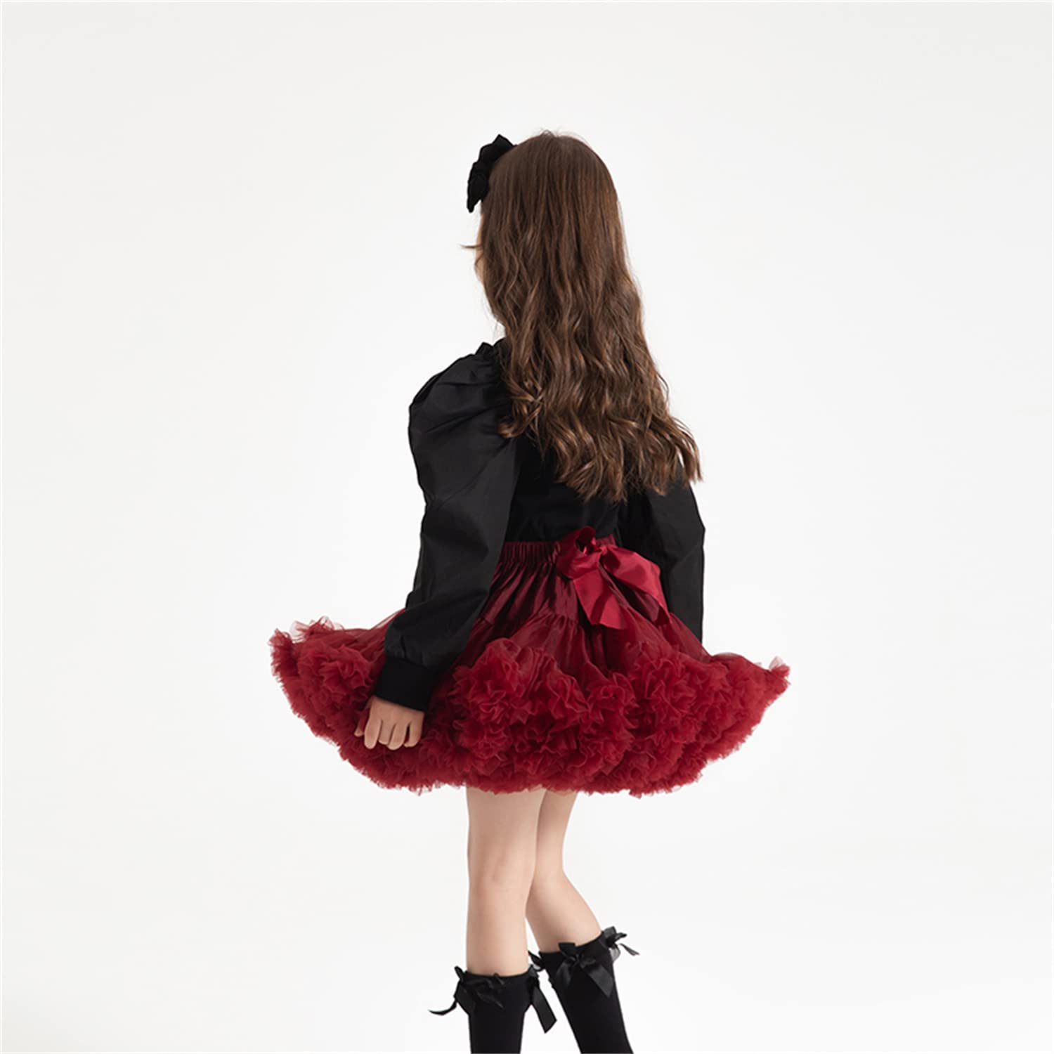 Infant Baby Girl'S Fluffy Tutu Skirt Toddler Tulle Birthday Party Tiered Princess Tutu Pettiskirt