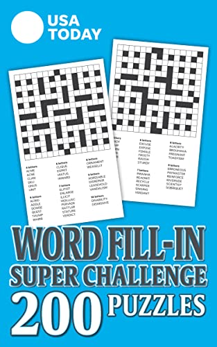 USA TODAY Word Fill-In Super Challenge: 200 Puzzles (USA Today Puzzles)