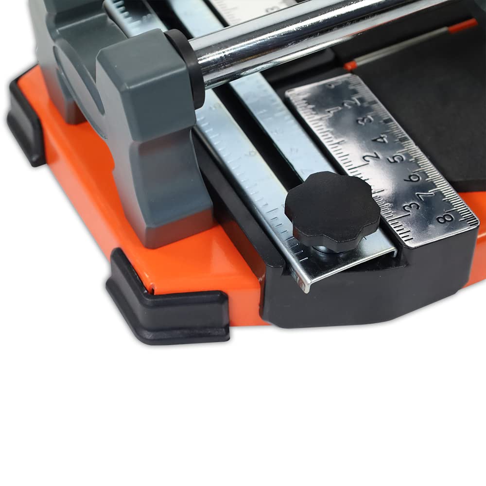 TILER Fliesenschneider 630mm, die Schneidstärke der manuelle Fliesenschneidmaschine ist 12mm, robuste Bauweise, rutschfeste Basis, kostenlose Nylontasche 8106X/25"