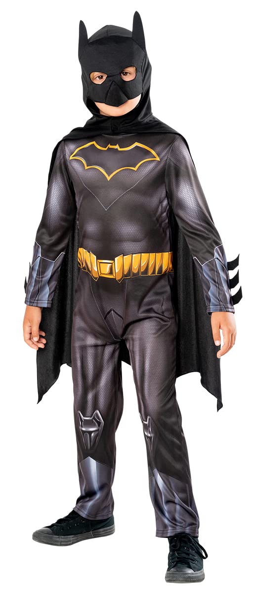 Rubies Costume Superman Movie Deluxe per bambino e bambina, Tuta con petto musculoso e mantello, Licenza Ufficiale DC Comics Superman per Carnevale, feste, cosplay, Halloween