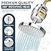SKY MIRACLE Shower Head with Filters – High Pressure Shower Head with Filter to Reduce Hair Frizz, Enhance Skin Appearance & Avoid Leaks – Tool‑Free Installation