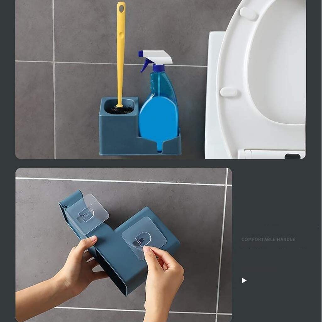 Szczotka do Toalety, Szczotka do WC i uchwyt z półką do przechowywania Zestaw szczotek do WC Miękka szczotka do WC Szczotka do WC Szczotka łazienkowa do dokładnego czyszczenia Czyszczenia