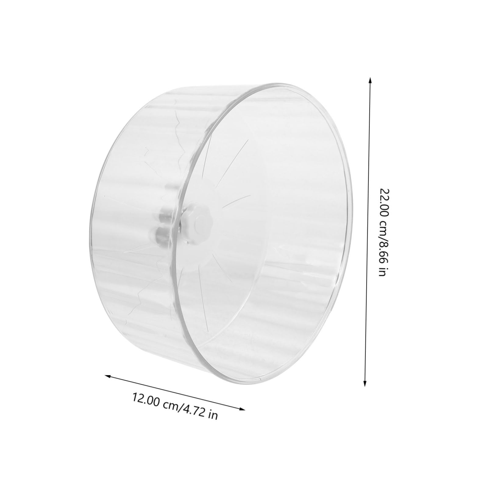 Abaodam Hamster Quiet Wheel Dual Bearing Animal Exerciser Durable Running Machine for Squirrels Hedgehogs and Pets Easy to Clean Install