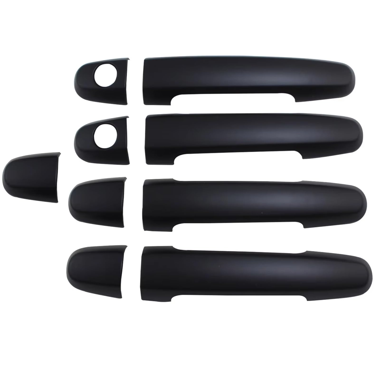 JJRFVBGT Door Handle Trim Compatible with Toyota for Ipsum 2001 2002 2003 2004 2005 2006 2007 2008 2009 ABS Trim Car Exterior Door Handle Housing(Matte Black)