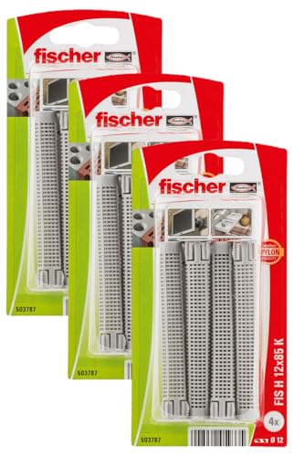 fischer - Tamis d'injection FIS H 12 x 85 K en plastique/Blister de 4
