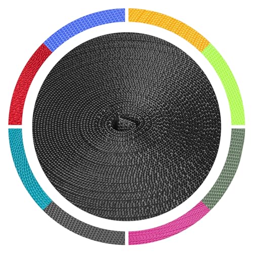 Image of Heavy Duty Nylon Webbing Strap - 1.5 Inch, 12 Yard, Durable for Indoor /Outdoor Gear, DIY Crafting & Repairing (White, 12 Yard)