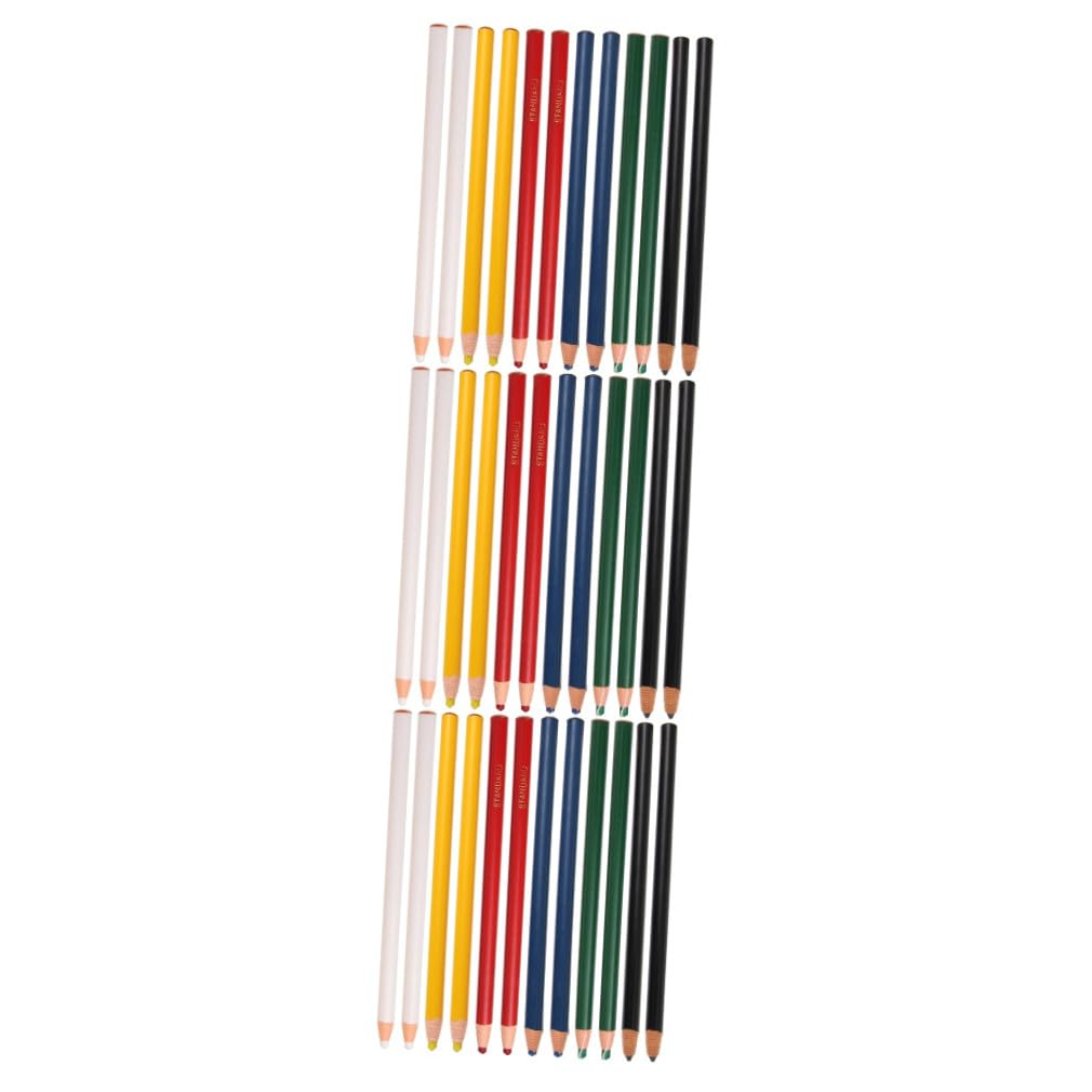 MAGICLULU 36piezas Marcadores Despegables Para Cerámica Vidrio y Cuero Crayones De Cera Para Manualidades y Trabajo Industrial
