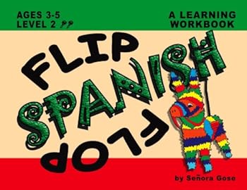 Spiral-bound Flip Flop Spanish: Ages 3-5: Level 2 (Book + Audio CD) Book