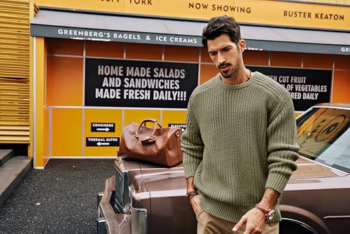 PJ PAUL JONES Mens Sweater Crewneck Knit Sweaters Casual Textured Pullover Sweater4