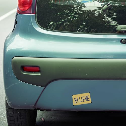 Image of WSQ 2-Pack Believe Stickers Vinyl Decal - 4 Inches - Stickers for Car Truck Van Window Bumper Laptop Tablet Cup Tumbler Water Bottle and Any Smooth Surface