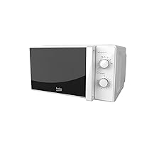 Beko – MOC20100WFB – Forno a Microonde, 6 Livelli Potenza, 20 Litri, 700 W, Libera Installazione, Timer 30 min – Bianco, 45,2 x 32,5 x h26,2 cm