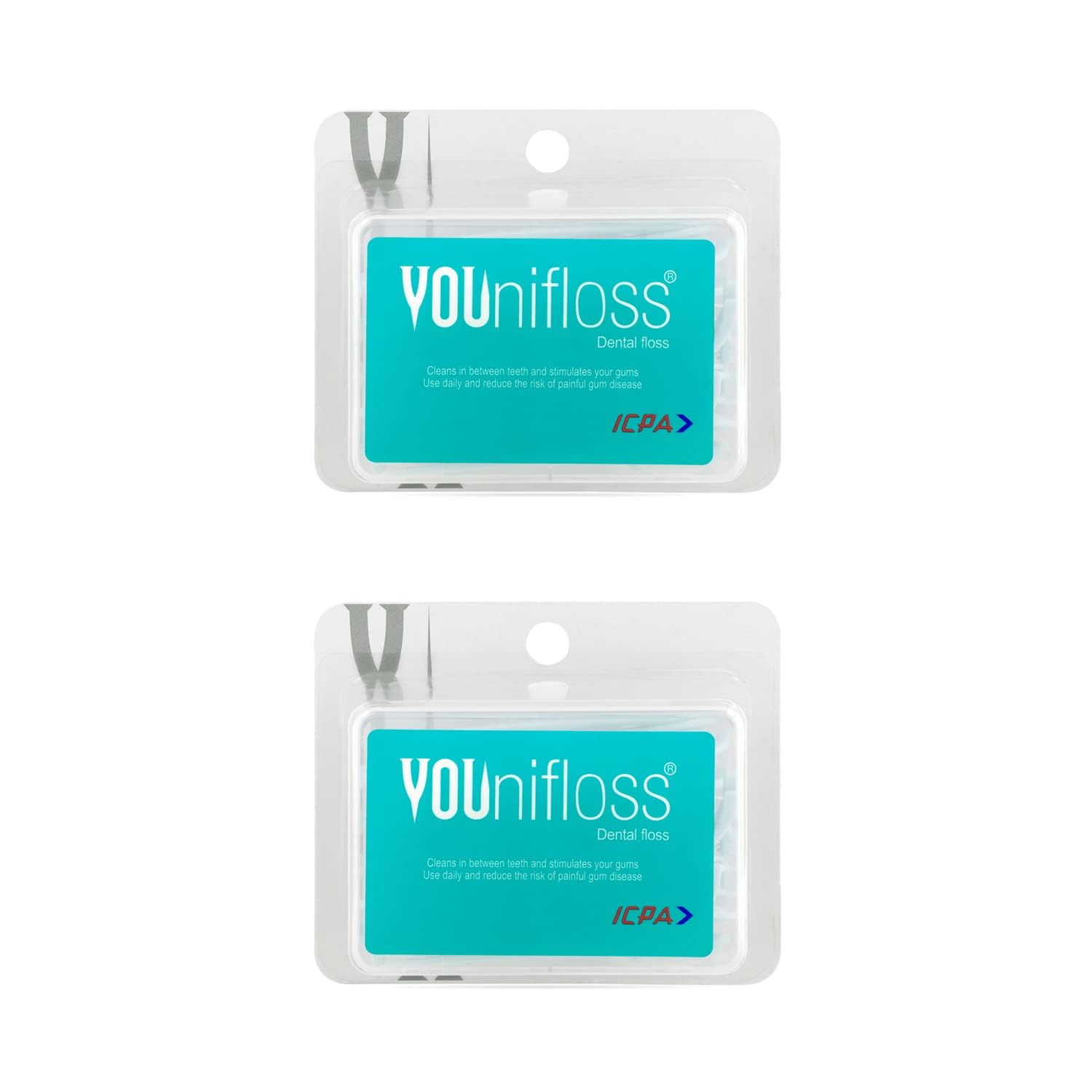 Younifloss by ICPA - floss for effective dental cleaning - pack of 2 - dental pick dental floss for teeth (B0DD4B5FK8) Amazon Price History, Amazon Price Tracker