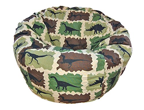 Flash Deals - 40% OFF Ahh! Products Dinosaurs Camouflage Kid Bean Bag Chair, Multicolor