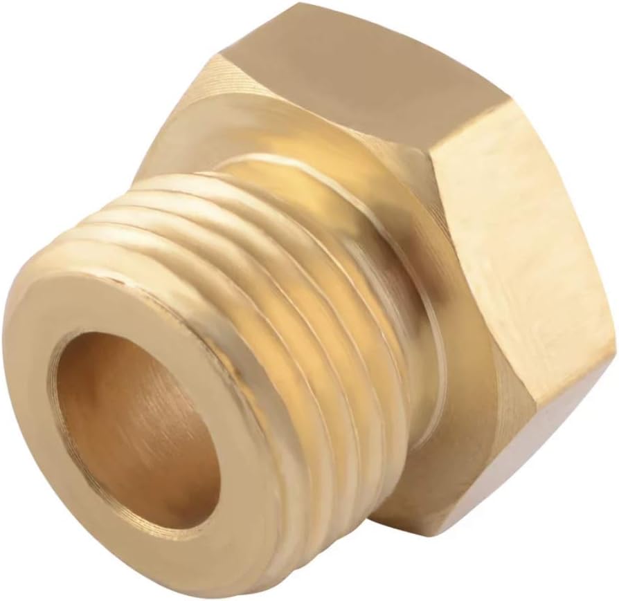 LS Oil Pressure Sensor Adapter Brass Metric 16 x 1.5 Male