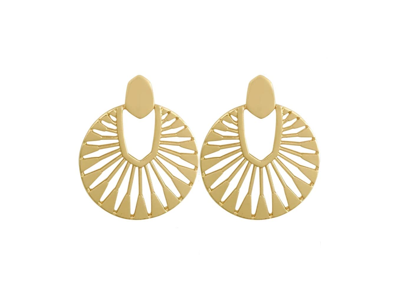Womens Filigree Pattern Stainless Steel Round Drop Earrings, Earrings For Women Trendy, Fashion Jewellery Drop Earring, Circle Earrings For Women, Hollow Geometric Round Drop Earring(Gold) (B09J1FZP7F) Amazon Price History, Amazon Price Tracker