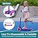 Gotrax KS1 Kids Kick Scooter, LED Lighted Wheels and 3 Adjustable Height Handlebars, Lean-to-Steer & Widen Anti-Slip Deck, 3 Wheel Scooter for Boys & Girls Ages 2-8 and up to 110 Lbs