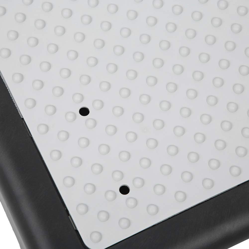 Sorandy Medio Escalón Antideslizante para Personas Mayores Ayuda de Movilidad Plegable Compacta con Superficie de TPR Antideslizante para una Fácil Entrada 49 X 38 X 8,5 Cm