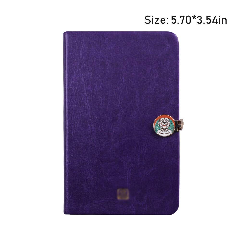 Journal Mignon Mini Boucle Notebook Simple Business High-Ent Cuir Notepad Literie Literie Exquise Meilleur Cadeau (Color : Blue)