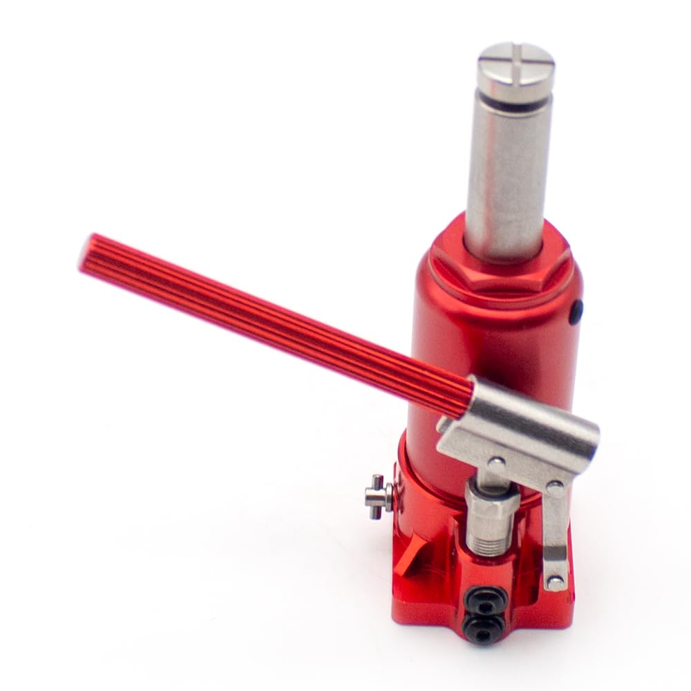 Jieotwice Mini Hydraulic Jack Model 1/10 Hand Cranked Vertical Jack Max Load 15KG JDM-163